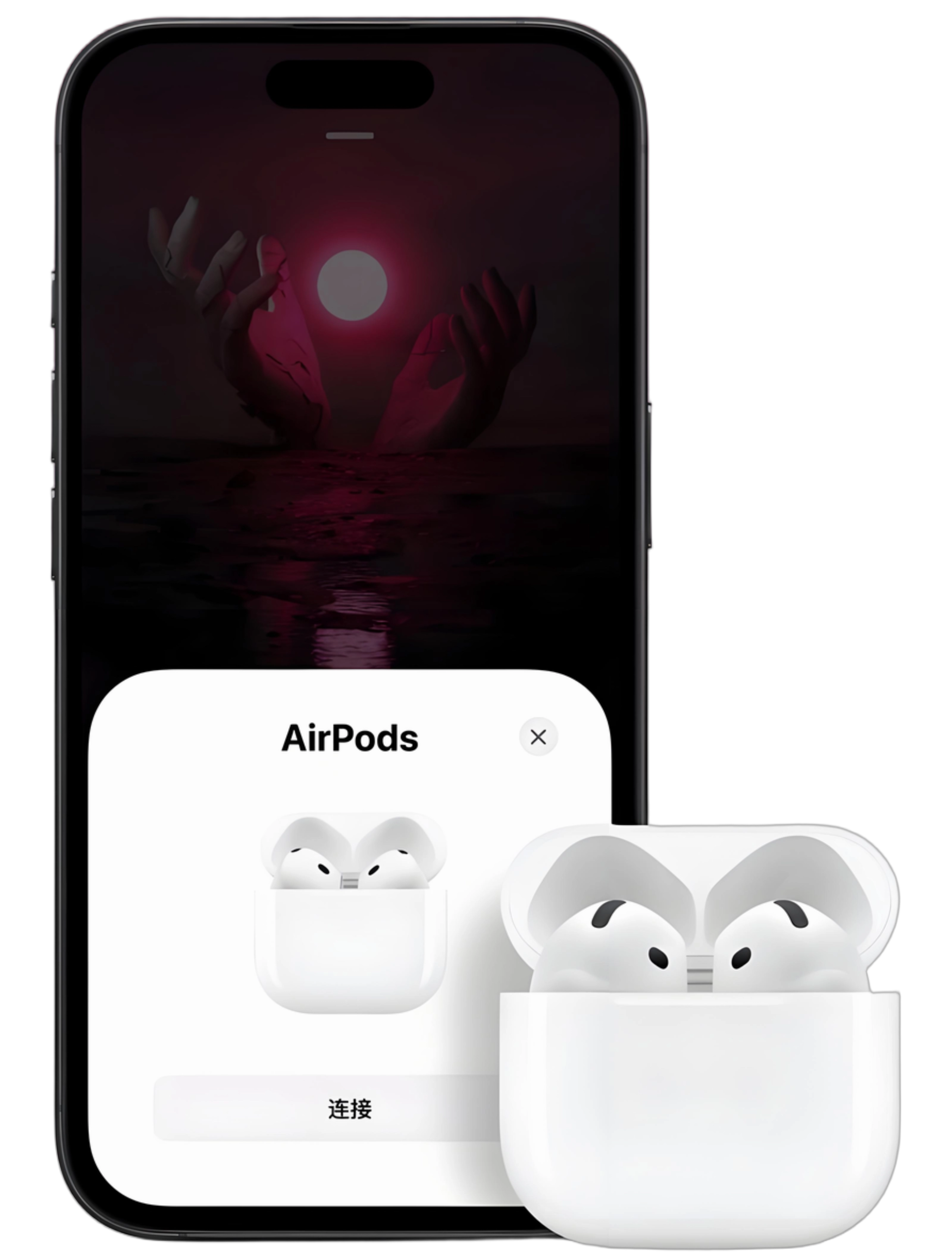 APPLE AirPods 4&ordm; fone de ouvido Bluetooth sem fio m&aacute;gico l Experi&ecirc;ncia de &aacute;udio poderosa &middot; Resistente ao suor &middot; EQ adaptativo