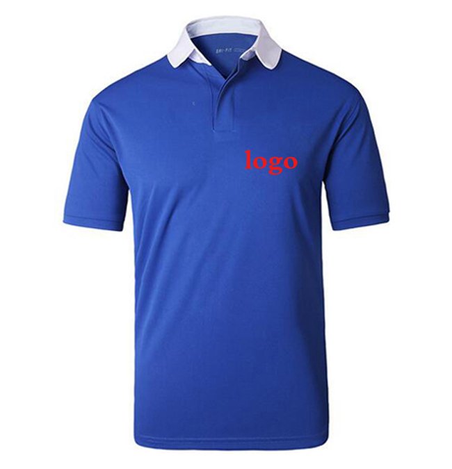 Custom logo printed sports golf polo tshirt