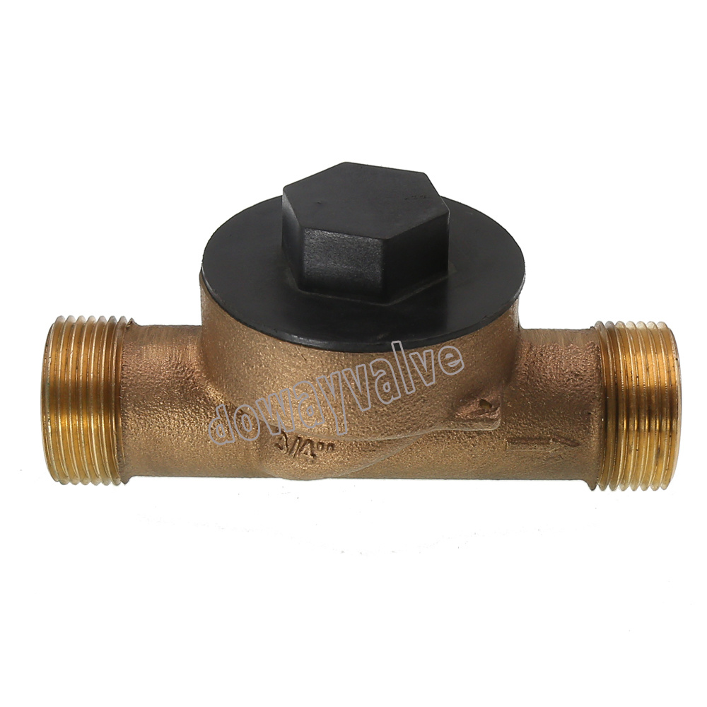 Corps de compteur d'eau en bronze pour compteur d'eau &agrave; jet unique