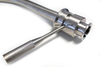 Tri Clamp 180 Degree Safe Rotation 304 Stainless Steel Racking Arm Valve for Beer Conical Fermentation Tanks