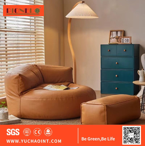 Modern Single Leisure Sofa Chair with Velvet Leather Sponge Frame for Hotel Dining Room School Apartment Gym Villa Use