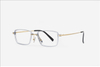 PA2200F square front with titanium eyewear glasses frame