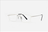 PA2225F Nylon square & titanium temples eyewear glasses frame