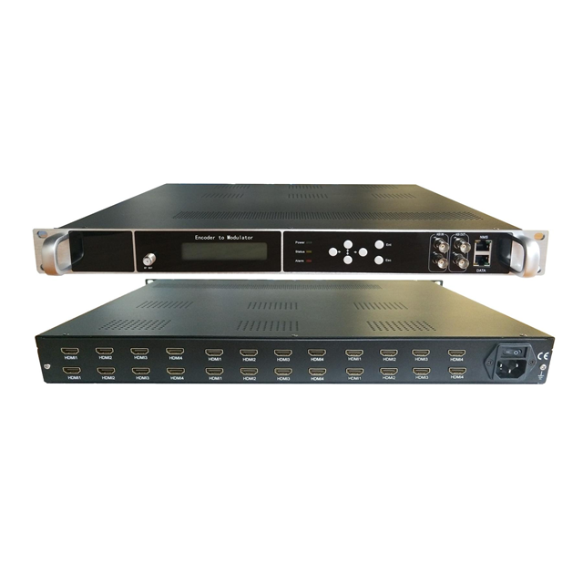 HPS856IV 24 in1 HDMI H.265 H.264 to RF Encoder Modulator