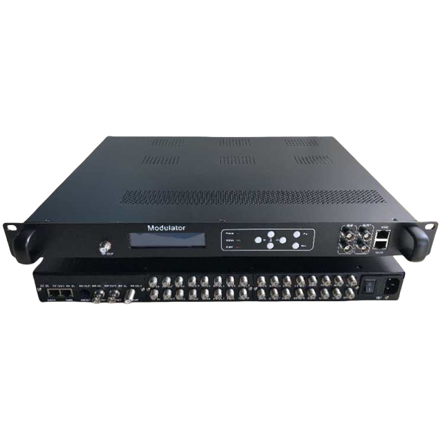 HP1612C 16 FTA DVB-S/DVB-S2 to 12 ISDBT/DVB-T/DVB-C/ATSC RF Modulator
