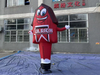 Inflatable red house guide cartoon