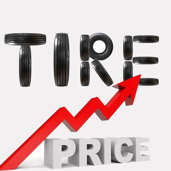 The tire price increase trend is coming