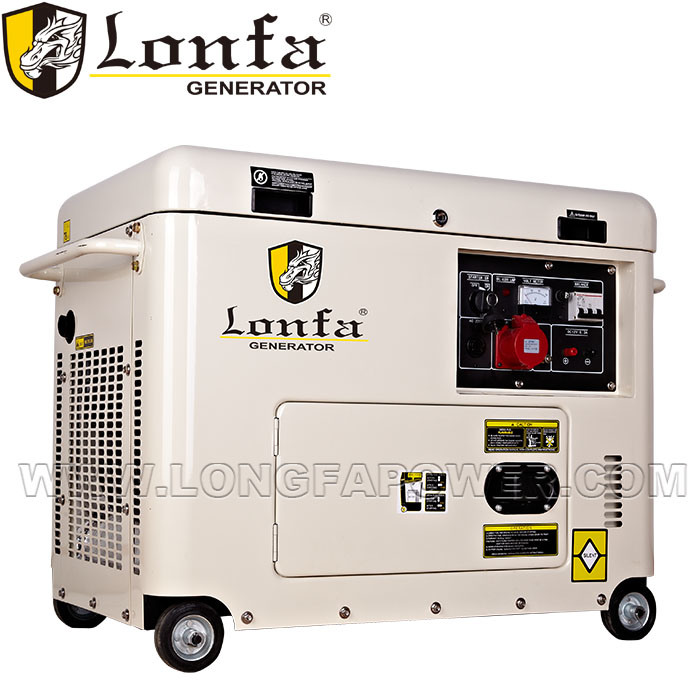 8kVA 8KW Key Start Portable Silent Diesel Generator 