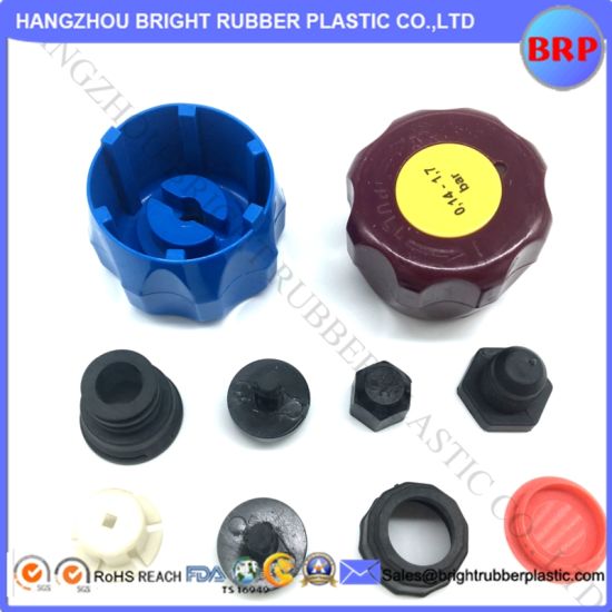 OEM High Quality Various Shapes of Black Plastic Cap