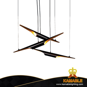 Декоративный черный золотой подвесной светильник Fancy Line для гостиной (1179SY)
