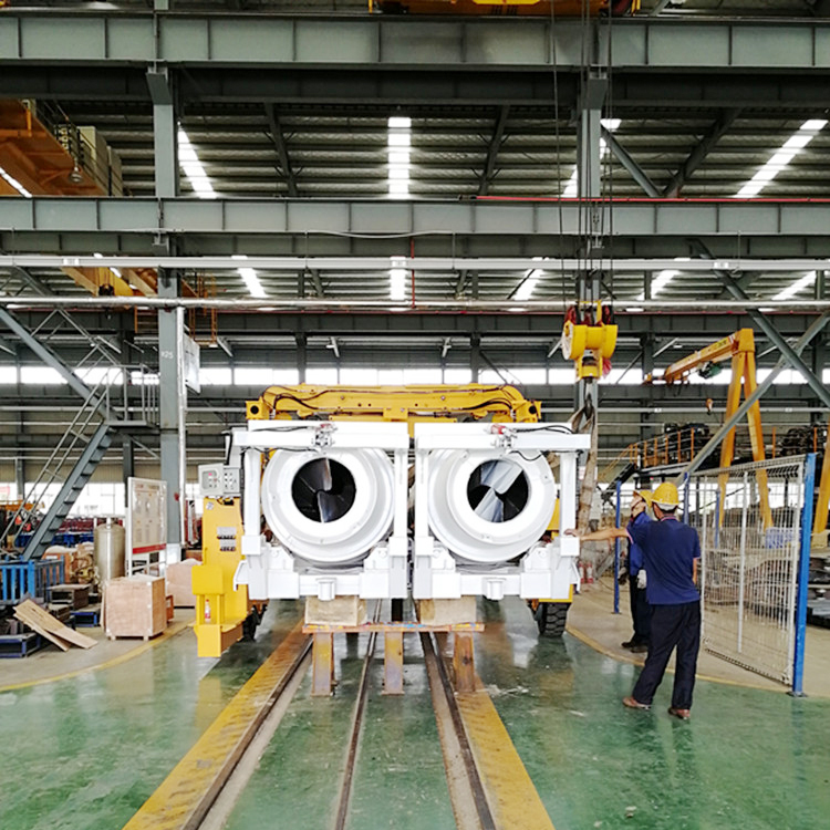kuangshan Wheel-type rail laying crane