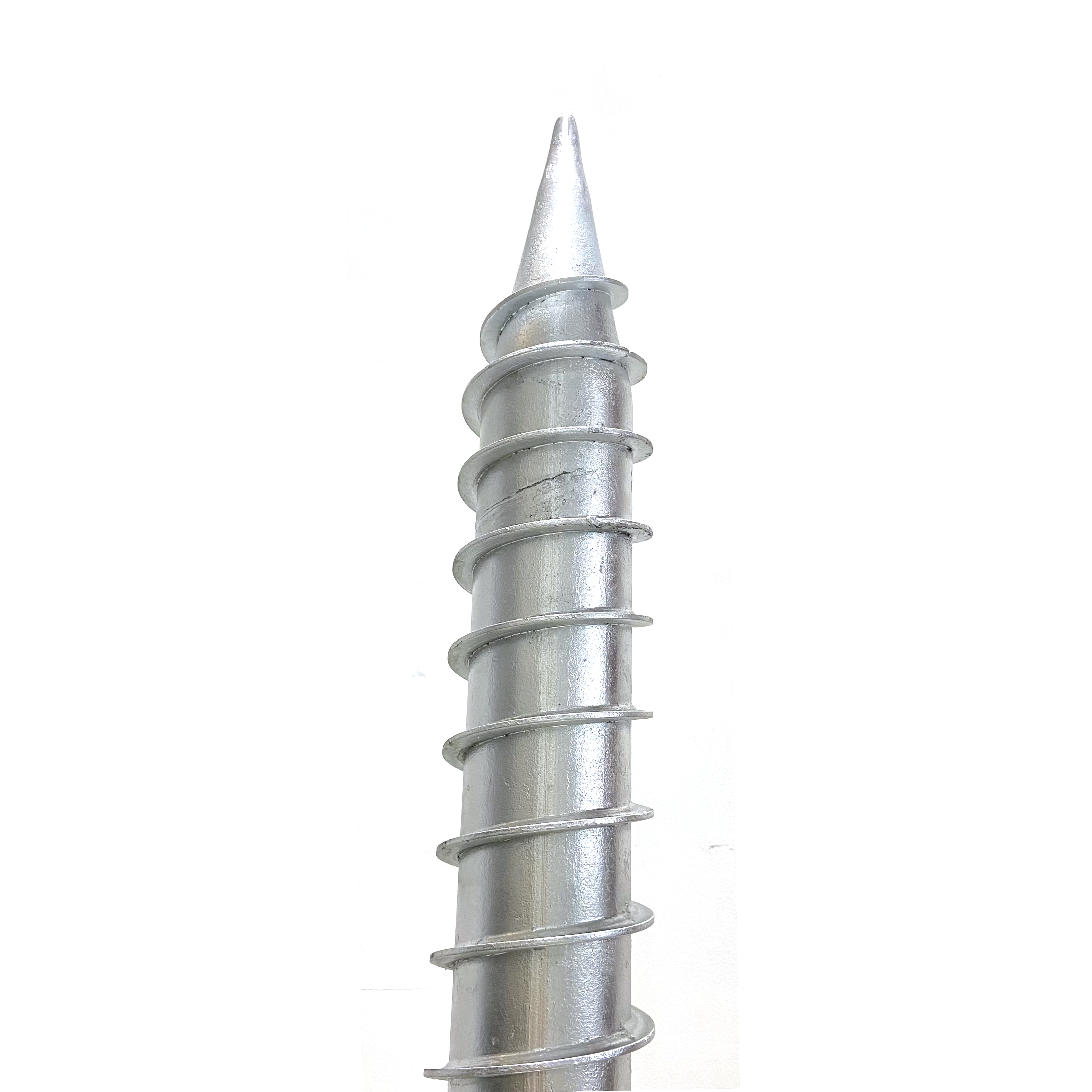 Acero de carbono Q235 Sistema de montaje solar Fundación Galvanized Anchor Tornillo de tierra de pila