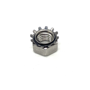 المورد الصيني M3 M4 M5 M6 M8 Stainless Steel 304 KEP Self Lock Nut Hex Star Nuts K-Lock Nut