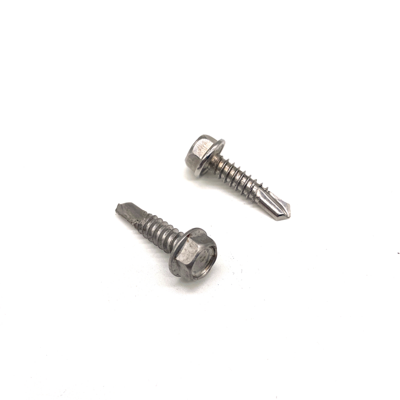 Vis autoperceuse à tête hexagonale M4 M2 70mm en acier inoxydable A2-70 A4-80 DIN7504K