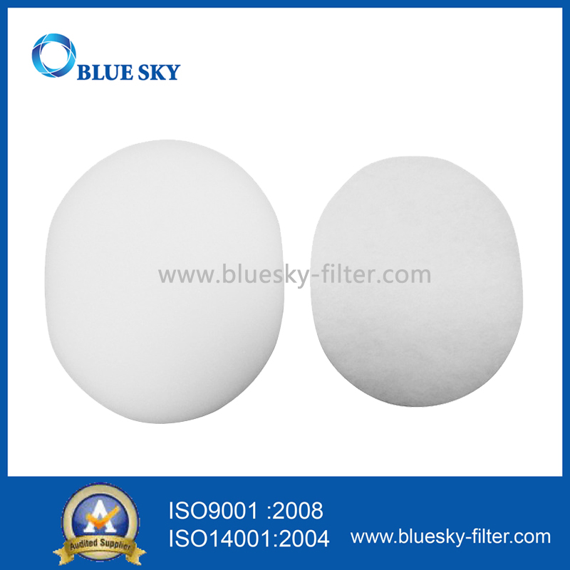 Espuma de filtro lavable blanca para filtros de aire domésticos y de oficina 