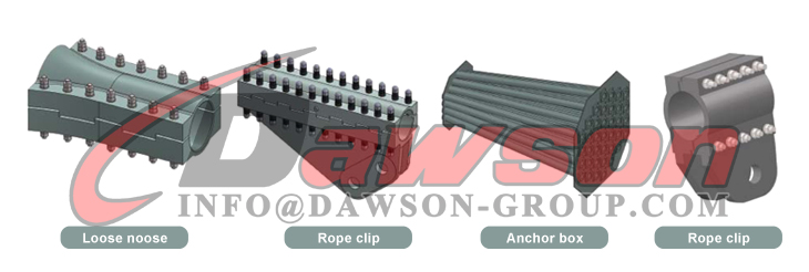 Lazo suelto, Clip de cuerda, Caja de anclaje, Clip de cuerda - Dawson Group Ltd. - Fabricante, proveedor, f&aacute;brica de China
