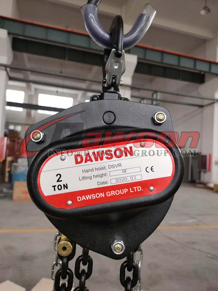Polipasto de cadena manual DSVR de 360 ​​&deg; con cadena manual giratoria, bloques de cadena de elevaci&oacute;n de 360 ​​grados - Dawson Group Ltd. - Proveedor de China, F&aacute;brica