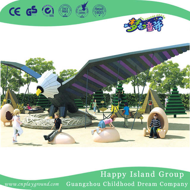 Kinderpark-Walform-kletternder Tierspielplatz im Freien (HHK-4101)