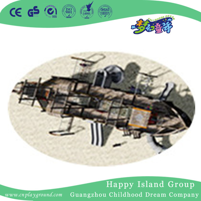 户外大型幼儿园木制海盗船游乐场（HHK-5702）