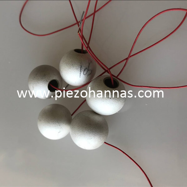 160kHz PZT Esferas de cerámica Spheres Peizocerámica Spheres Aplicación