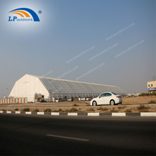 Tienda de campaña con estructura poligonal para exteriores LP, edificio deportivo temporal para estadio interior