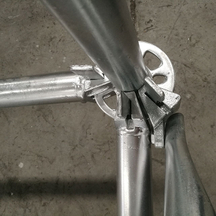 Ringlock系统的镀锌钢脚手架标准垂直行业
