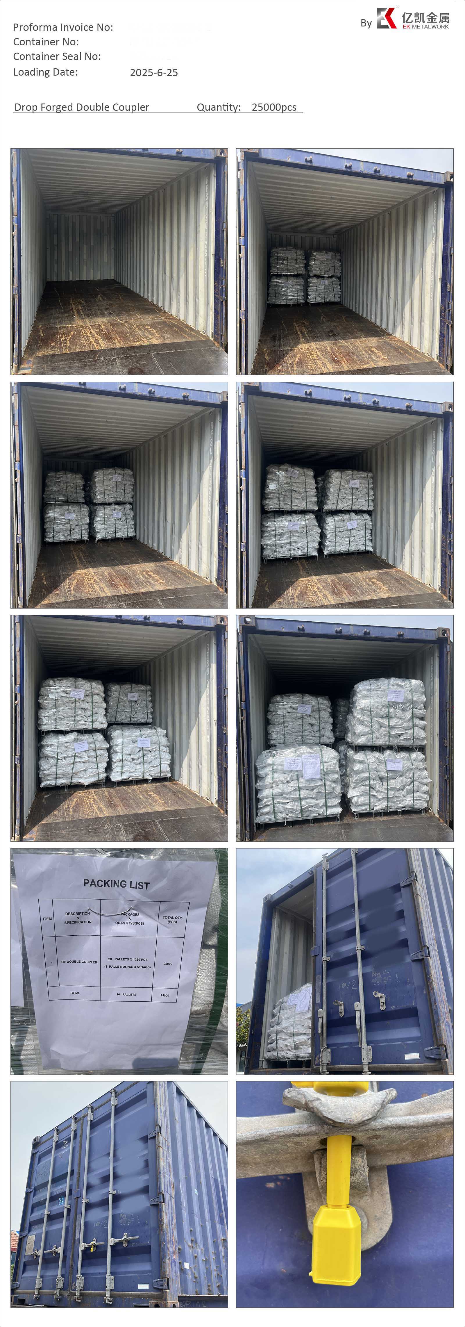 Ek-drop forjado doble acopler250625-2 