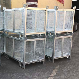 Accesorios de andamios Almacenamiento Palet de acero galvanizado