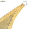 Vela de sombra Garden Triangle Sun Shade Sail con lámpara 