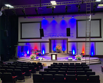 Concert in America - Uso de reflector de perfil LED de fundición a presión a troquel de 600 W