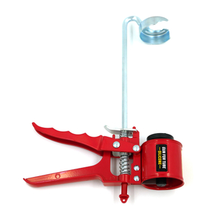 New and Innovative Design Lightweight Metal Frame Compact Red Iron Silicone Caulking Gun for Glue