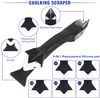 Caulking Tool Caulk Remover/ Scraper Tool kit 3 in 1 Silicone Caulking Finishing Tool kit with Sealant Scraper