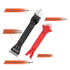 Silicone Caulk Removal Tool Kit Caulk Grout Remover Scraper(Stainless Steel Head) for Kitchen Bathroom Window