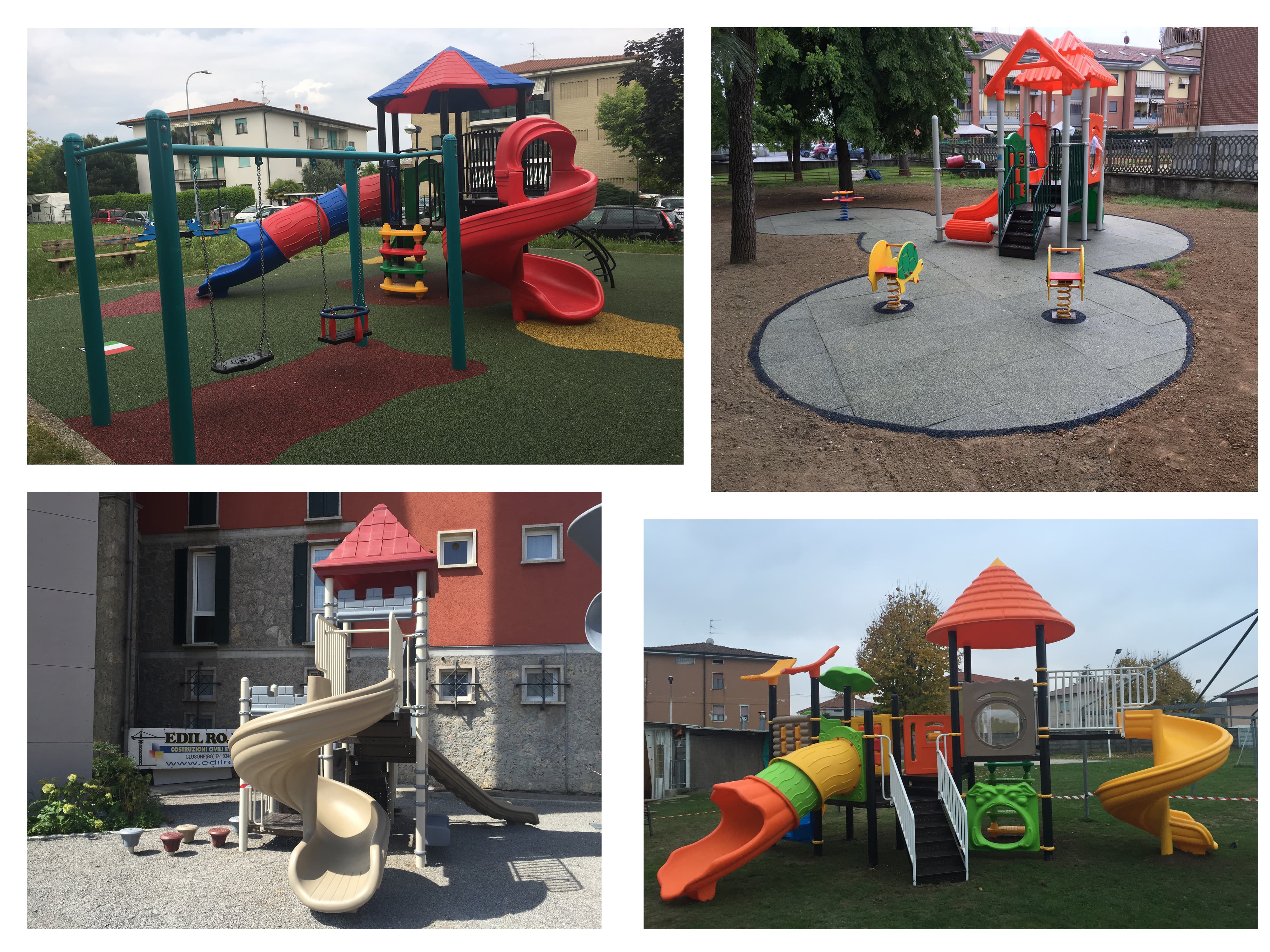 Playground ao ar livre para crianças
