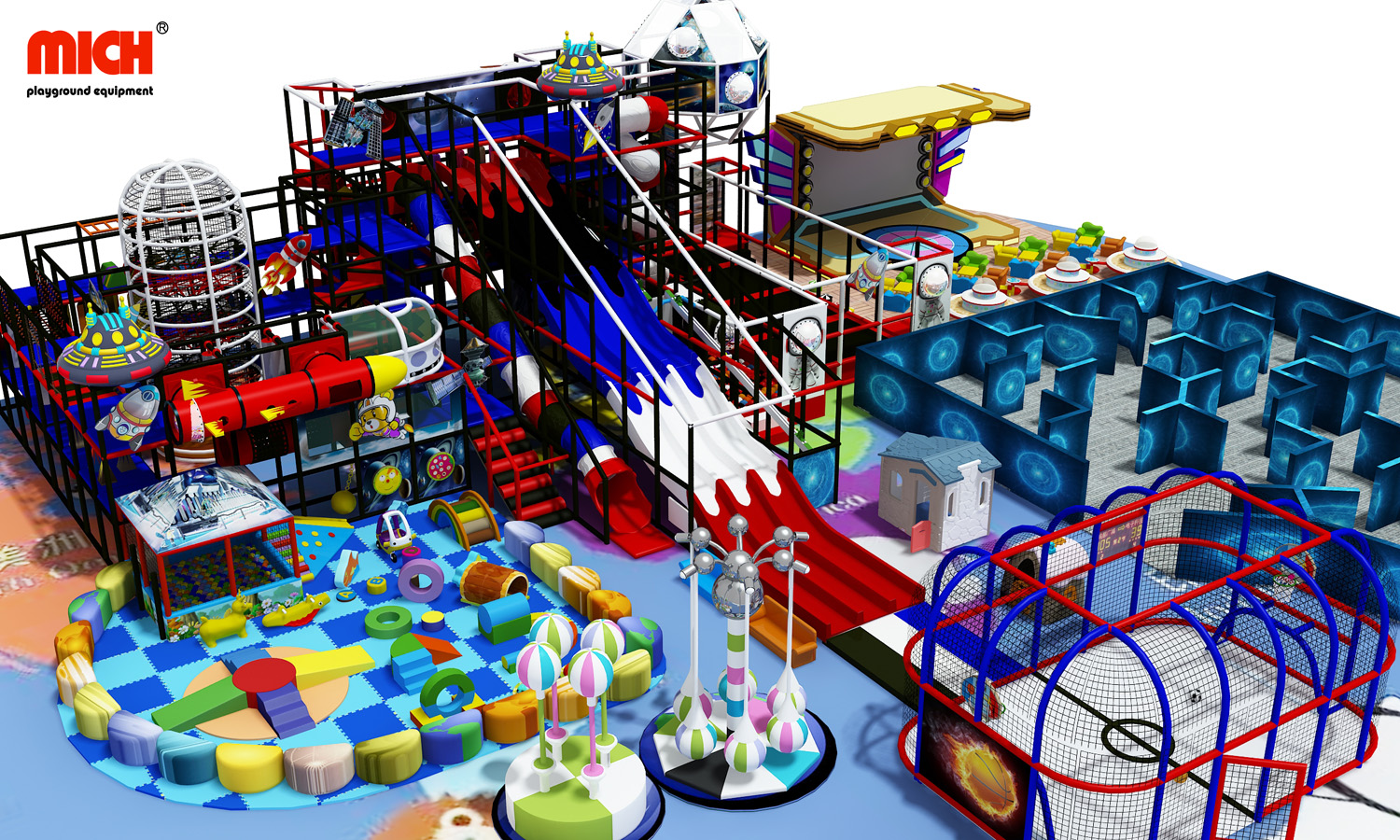 Центр игрового игрового центра Big Space Children