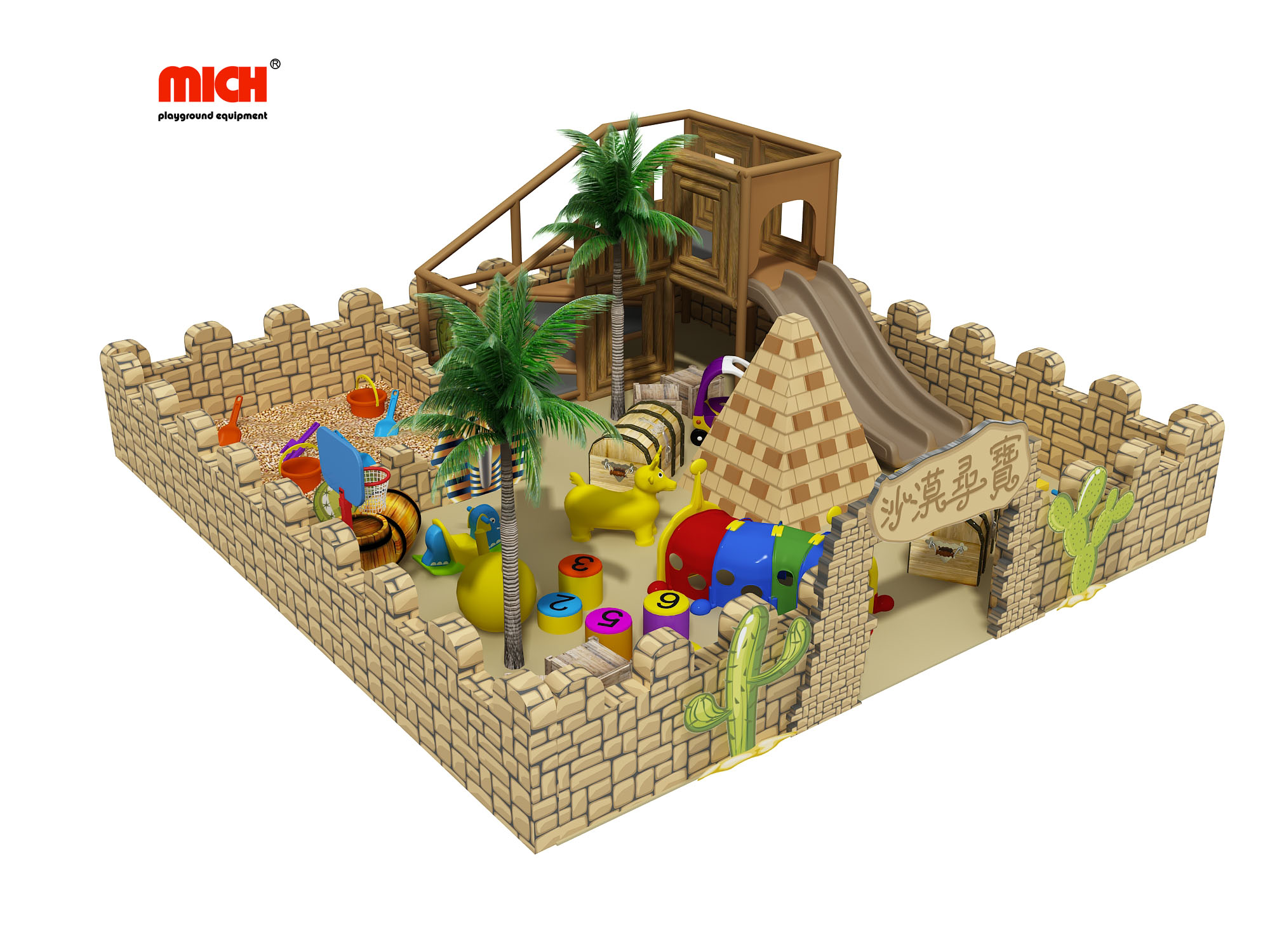 Tema Desert Playground Indoor Soft for Kids