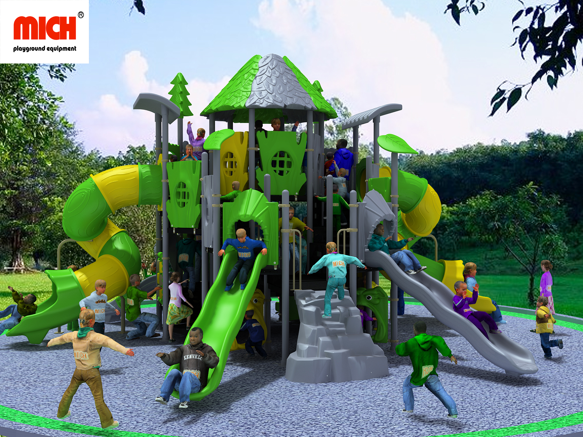 Big 2 Livel Livels Playground Slide Set