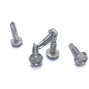 Tornillo autoperforante hexagonal de acero inoxidable A2 Bi-Metal St6.3