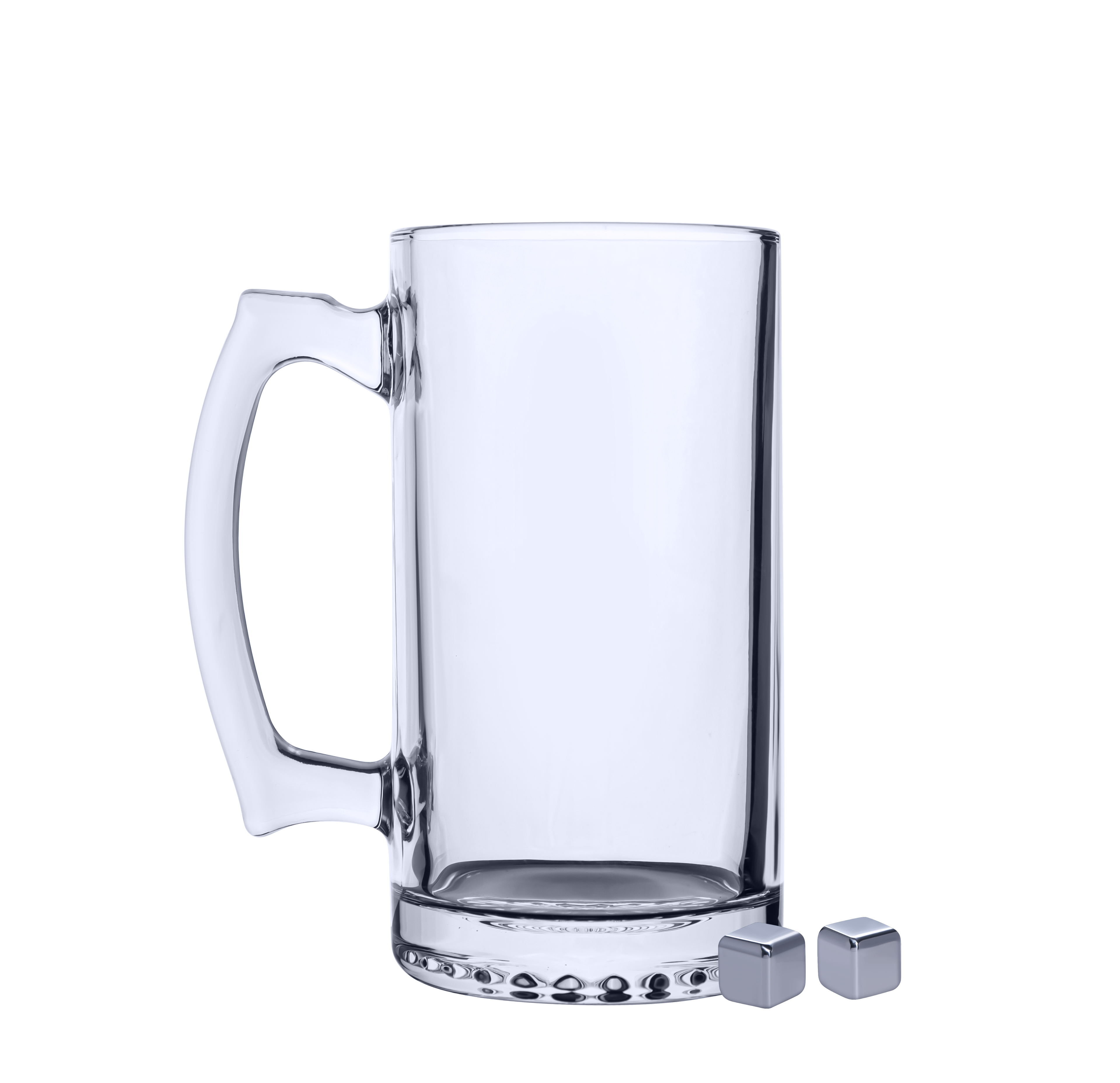 Dishwasher Safe Sturdy Large 26 oz Lead-Free Crystal Glass Beer Mug With Handle 