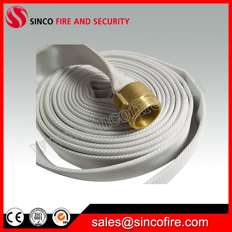 Tenacity Synthetic Polyester Yarn White Fire Fighting Water Hose