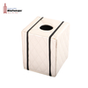 Tissue Box Cover Square PU Leather Tissue Holder Cube Bathroom Decor Box Toilet Paper Holder 