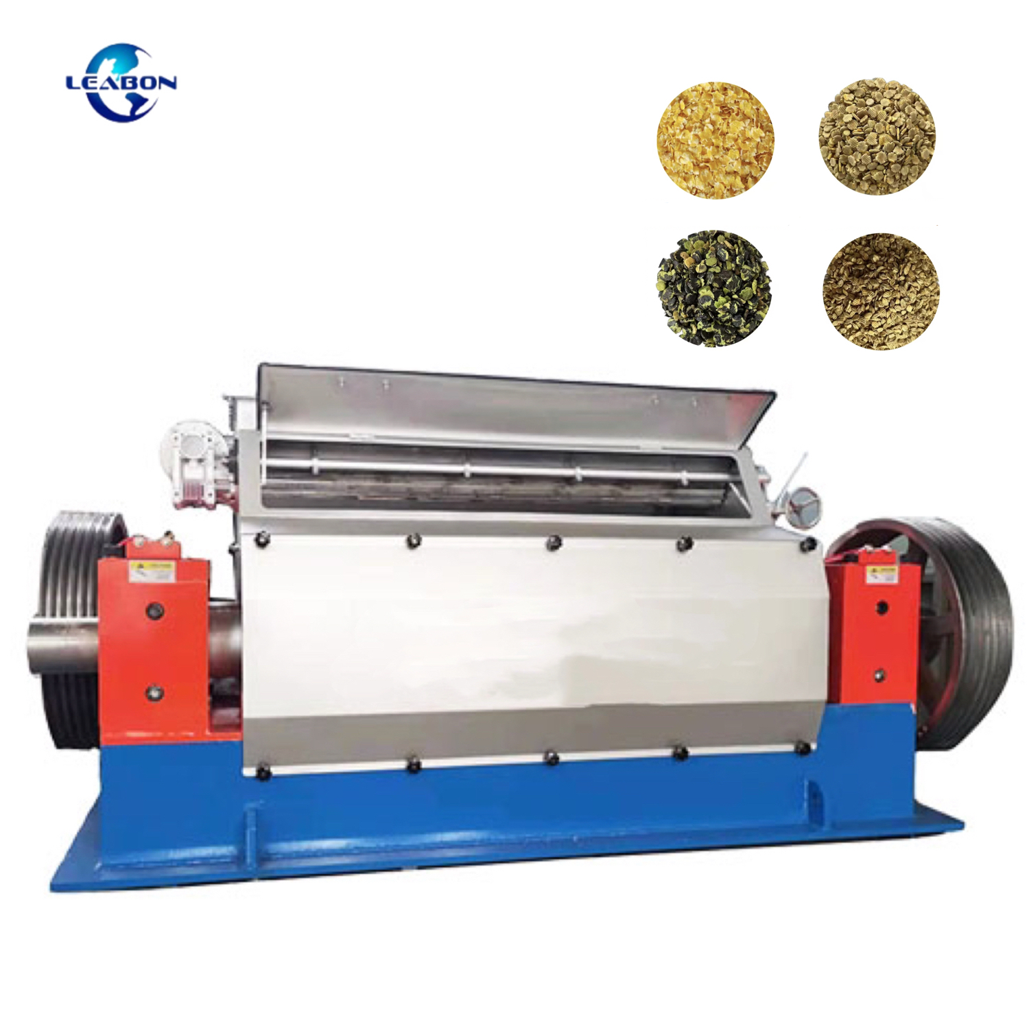 Corn Flakes Extruder Wheat Oat Flaking Machine Corn Flakes Production Line Maize Grain Steam Flaking Mill