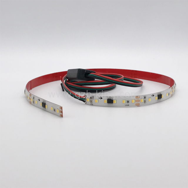 60CM dual color white/amber flexibale streamer LED strip 