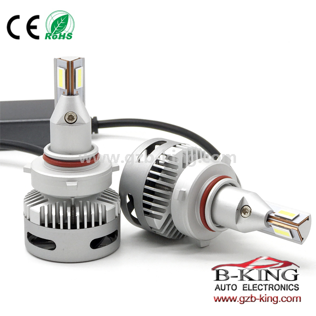 9-30V 80W 10000lm compact HB3(9005) HB4(9006) car LED headlight bulb for projector lens 