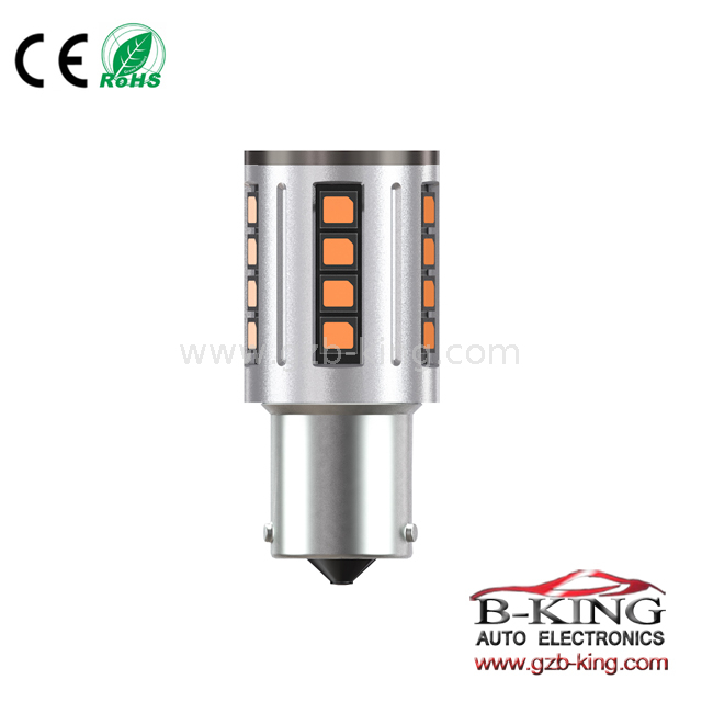 Canbus 26W 2800lm amber BA15S Osram LED Turn Signal Tail Light bulb 