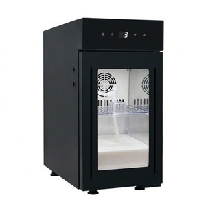 BR9CN Enfriador de leche con puerta de vidrio de 9L | Refrigerador de leche comercial de 0-4 °C