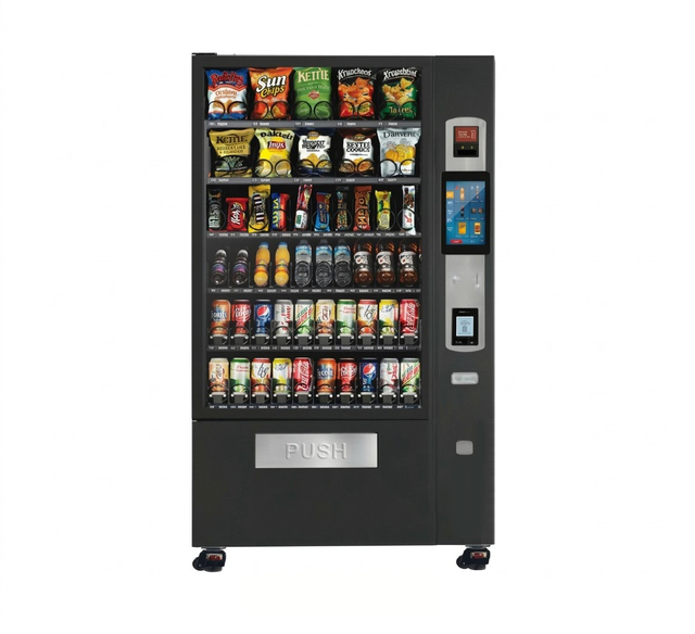 CV-5000C10 Máquina expendedora combinada de bebidas y refrigerios con pantalla táctil y autoservicio las 24 horas