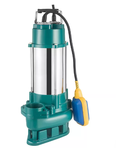 Flotador sumergible del cortador de la bomba de aguas residuales del acero inoxidable 0.6HP