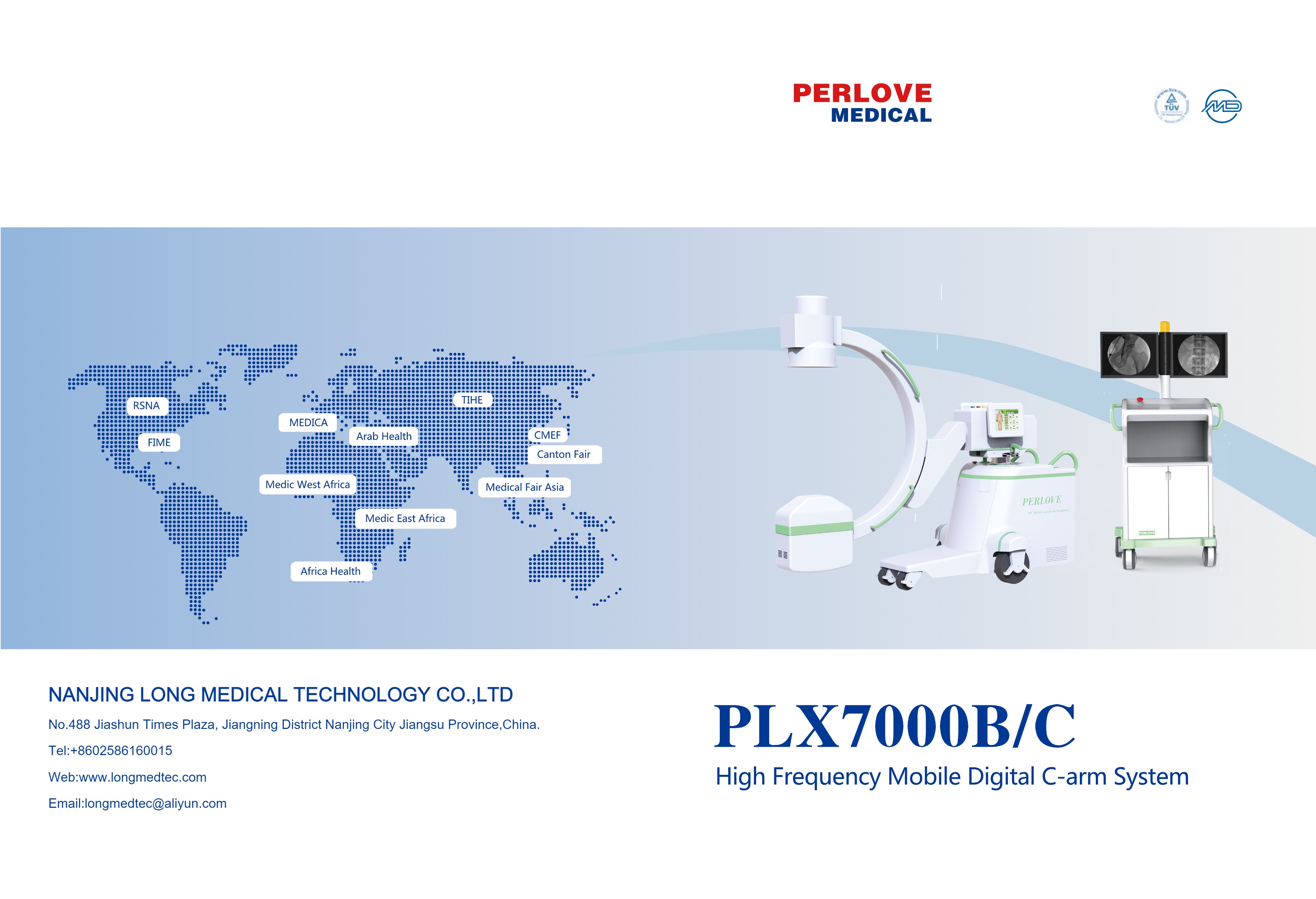 PLX7000B Sistema de arco en C digital m&oacute;vil de alta frecuencia-1