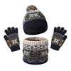 Winter Ladies Hat Neckwarmer Glove Set